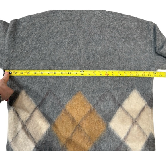 Madewell Brushed Argyle Crewneck Sweater - Picture 14 of 16